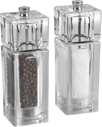 Соломолка Cole & Mason Cube, акрилова, 145 мм, керамічний механізм Precision+, 1 шт.