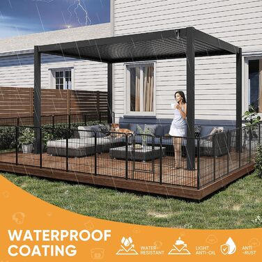 Вольєр для цуценят, ігровий майданчик, вольєр для цуценят з дверцятами та засувом, огорожа для тварин, загін для собак, вольєр для кроликів, металеві з'єднання, 65 x 80 см (8 перегородок)