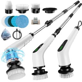 Електрична щітка для прибирання 9 в 1 з набором насадок, акумулятор 3000mAh, для ванної, кухні, авто, плитки