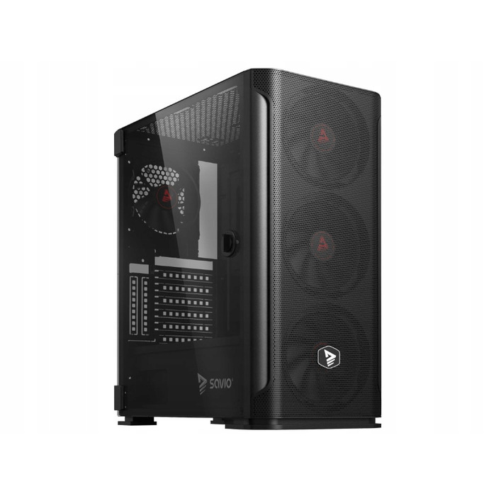 Корпус Savio Shadow X2 Midi Tower, чорний