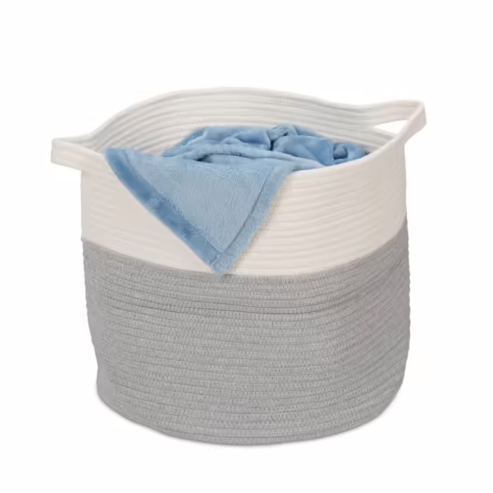 Relaxdays Cotton Storage Basket