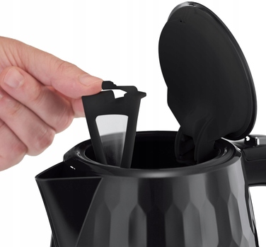 Електричний чайник Russell Hobbs Honeycomb, 2400 Вт, 1,7 л, чорний