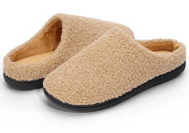 Жіночі домашні тапочки Anmerl з меморі-піною, теплі зимові тапочки з м'яким плюшевим підкладкою, антиковзаючі, 38/39 EU, Колір: Коричневий