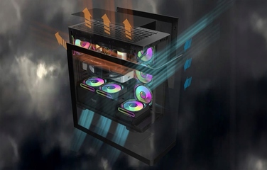 Корпус DarkFlash DS900G Midi Tower, чорний