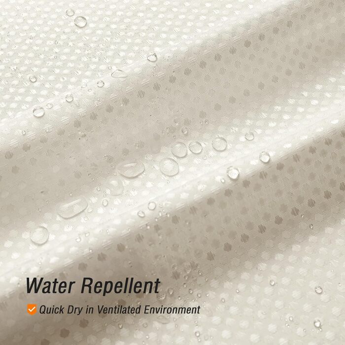 Душовий завіс Gibelle Extra Long 183x213 см, вафельний малюнок, текстиль, водонепроникний, для прання, фіолетовий (слонова кістка)