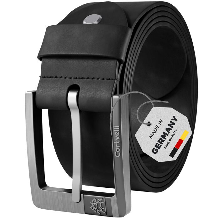 Чоловічий шкіряний ремінь преміум-класу, виготовлений у Німеччині, з подарунковою коробкою. Оригінальна шкіра, ширина 40 мм. Підходить для джинсів, брюк, чинос, костюма. Колір: чорний. Довжина: 145 см