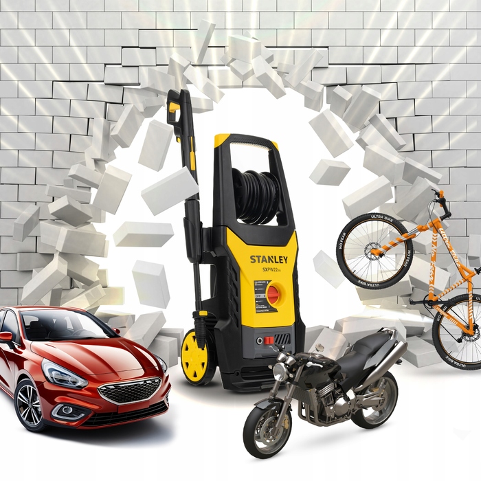 Мийка високого тиску Stanley 2200 Вт 240 бар, шланг 8 м