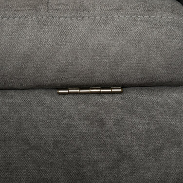 HOMCOM 3-Seater Sofa Fabric Sofa Loveseat Gray with Removable Cushions Made of Cotton and Rubberwood 166.5 x 62 x 82 cm