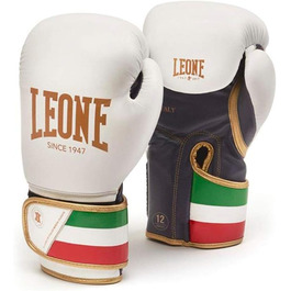 Боксерські рукавички Leone 1947 GN039, 16 Oz, білі (450 г), унісекс
