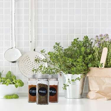 Relaxdays 20-Piece Spice Jars