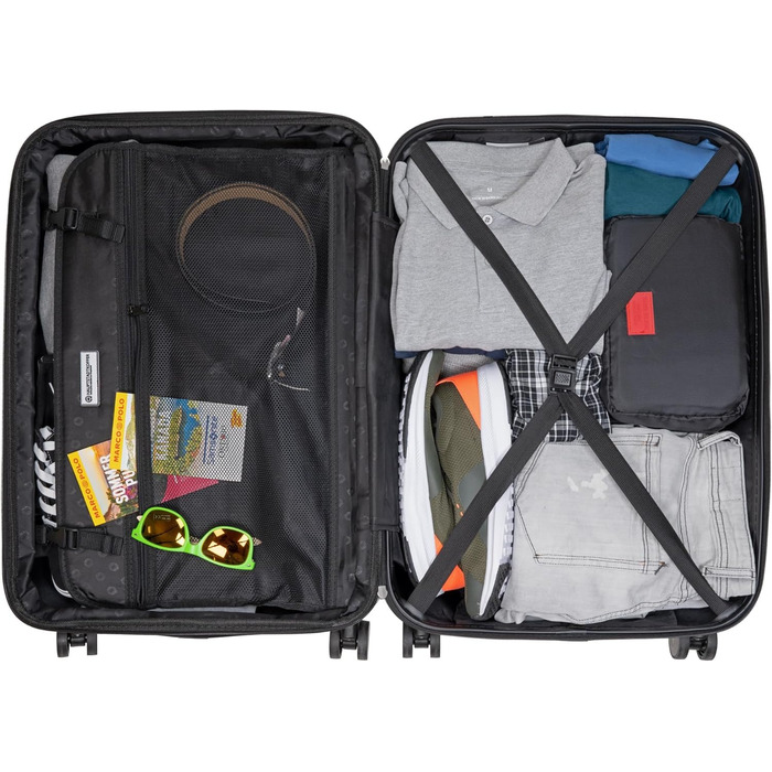 Валіза Hauptstadtkoffer ALEX, 75 см, 119 л, розширювана, з TSA-замком, рожевий (фіолетовий, SET (S+M+L))