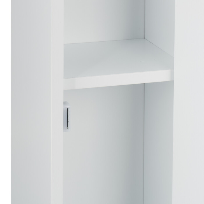 Relaxdays White Standing Toilet Paper Holder