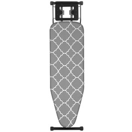 Складаний столик для прасування, 120 x 39 см, з великою підставкою для праски, регульована висота до 93 см