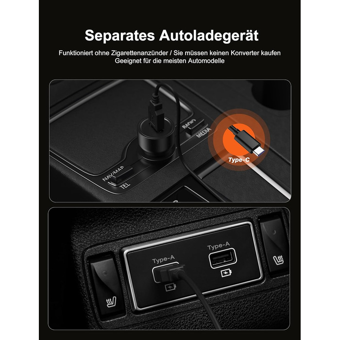 iZEEKER 2.5K Dashcam: Автомобільна відеореєстратор з двома камерами, 1440P, 170° кут огляду, G-сенсор, нічне бачення, паркувальний режим, WDR