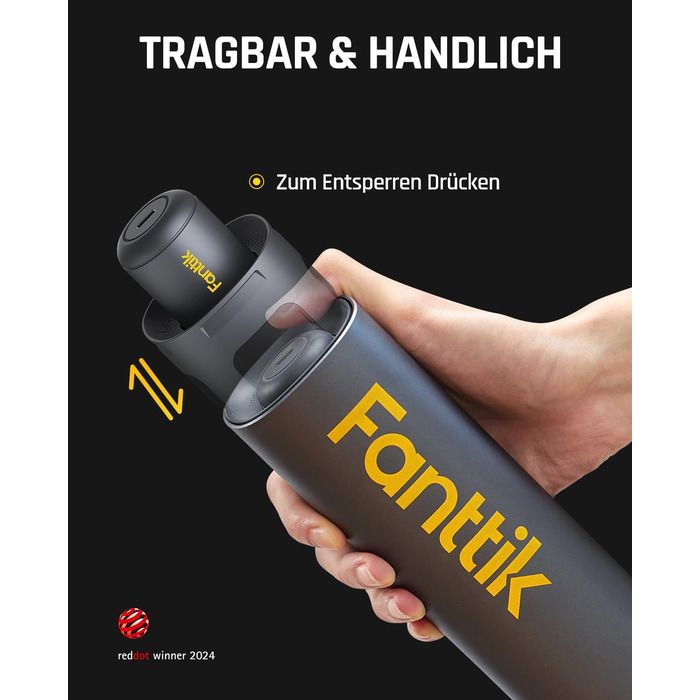 Електрична викрутка Fanttik S1 Pro 3.7V з магнітом, комплект з 16 біт, регулювання крутного моменту до 6 Nm, акумулятор 2000 mAh, для ремонту меблів та комп'ютерів