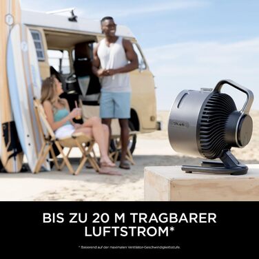 Вентилятор Shark FlexBreeze HydroGo – портативний, тихий, для дому та вулиці, 5 швидкостей, FA050EU