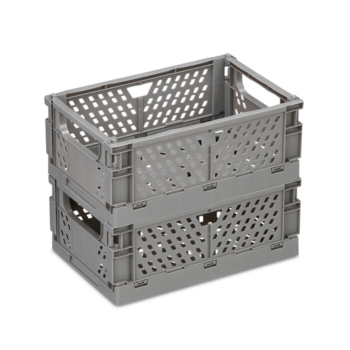 Set of 2 Collapsible Storage Boxes