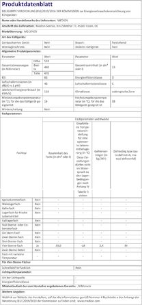 Міні-морозильна камера MEDION MD37675 сірого кольору (33 л, 51 см, регульовані ніжки, ручка-виїмка, ручне керування, 4 зірки)