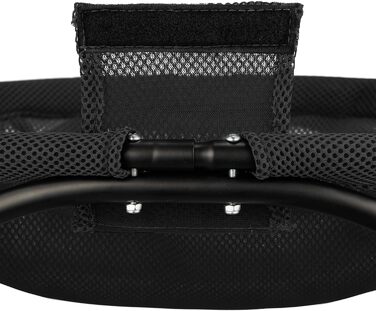 Крісло-гамак для котів Relaxdays, чорне, на стійці, 42 x 44 x 25 см