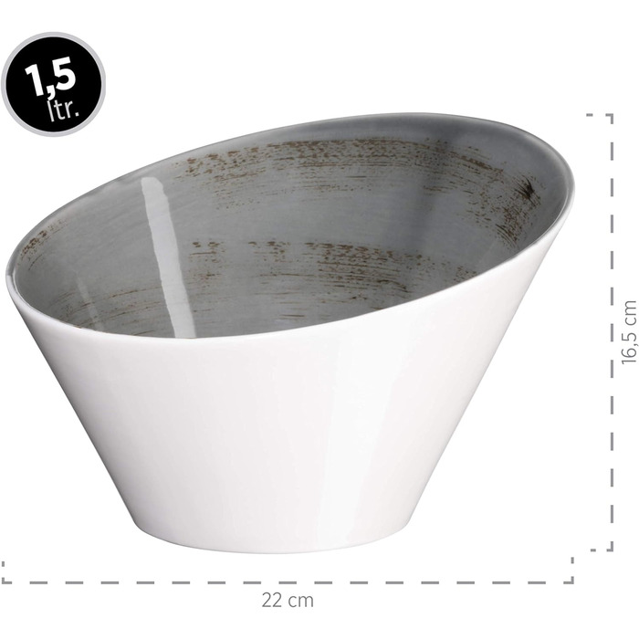 Набір кавових чашок MÄSER Derby Premium для 4 осіб, 240 мл, кераміка, гастрономічна якість, сучасний дизайн, пастельні кольори