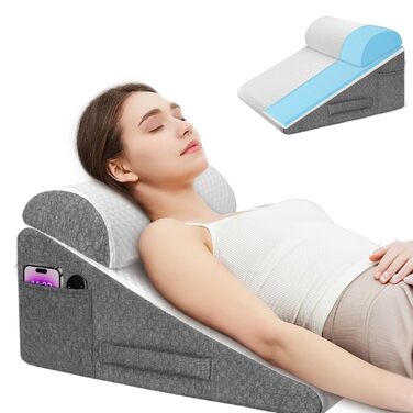 Подушки для читання та відпочинку: м'які подушки з memory foam для ліжка та дивану, підтримка спини, шиї та ніг