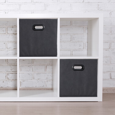 Relaxdays Storage Boxes Set of 4 in Anthracite