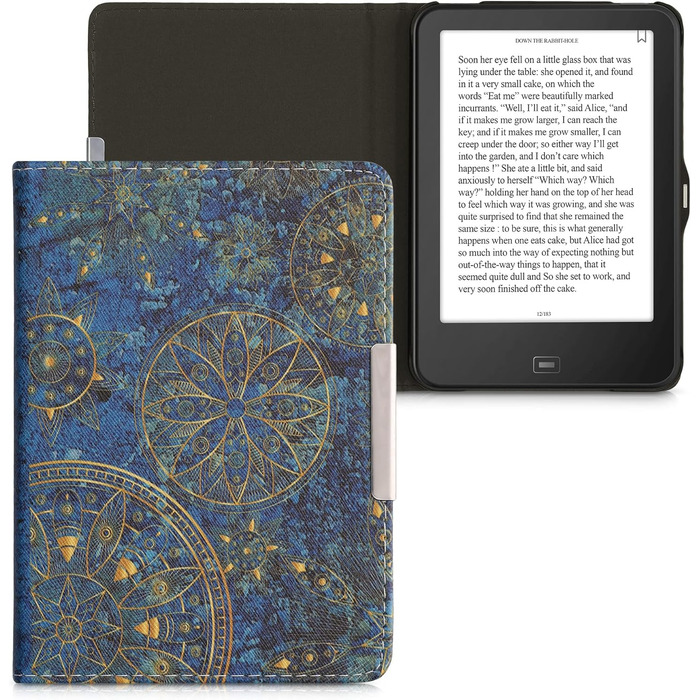 Чохол-книжка kwmobile для Tolino Vision 1/2/3/4 HD - Чохол для eReader з малюнком 