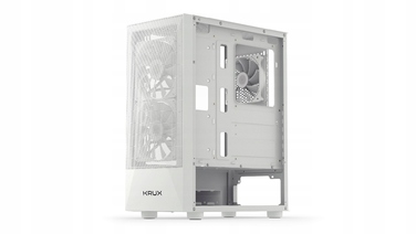 Корпус для ПК Krux Vako RGB ATX, загартоване скло, вентилятори 2x140мм 1x120мм, білий