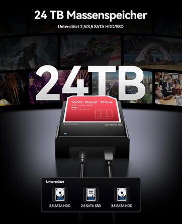 Зовнішня док-станція ORICO USB 3.0 SATA для HDD/SSD 2.5