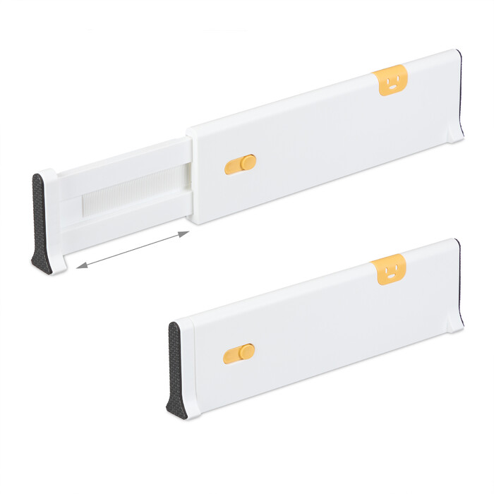 Relaxdays 4-Piece Drawer Divider Set
