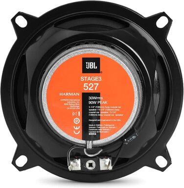 Автомобільна акустика JBL Stage3 527 13 см 200 Вт, 2-смугові динаміки Harman Kardon
