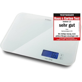 CASO Kinetic Kitchen Scale - LX 20 - Battery-Free, 5kg Capacity, 1g Increments - Testsieger
