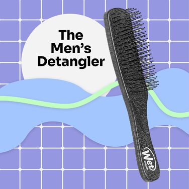 WetBrush Detangler для чоловіків Black Leather - щітка для волосся