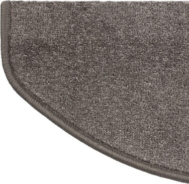 Набори килимків на сходи ETM Original, 15 шт. у наборі, 20 кольорів та 20 моделей, напівкруглі (23,5 x 65 см), бежеві та антрацитові