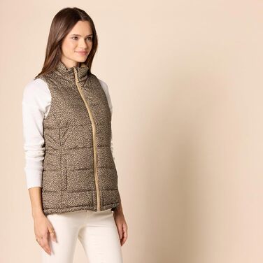 Жіноча жилетка Amazon Essentials з пухом, середньої щільності, на блискавці, темно-зелена (XXL, оливковий, Gepard)