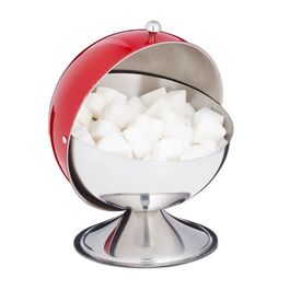 Relaxdays Sugar Bowl, Stainless Steel