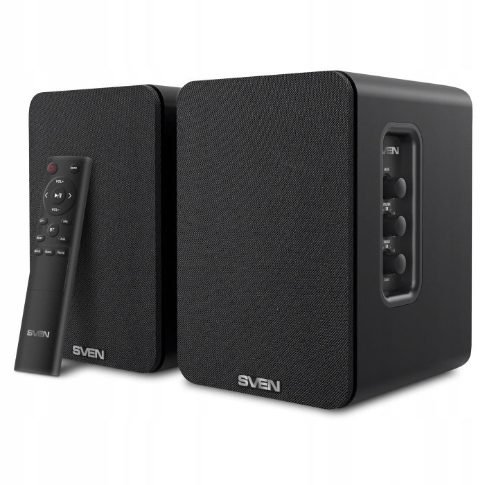 Акустична система SVEN SPS-830: Bluetooth, HDMI ARC, Оптичний вхід, Пульт ДК, 2x30Вт, MDF