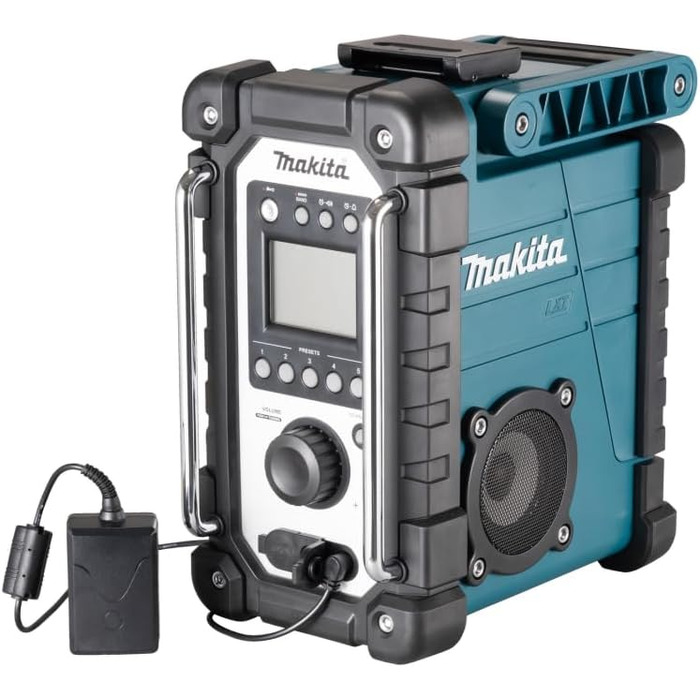 Радіо для будівельного майданчика Makita DMR112 з DAB+ та Bluetooth (7,2 В - 18 В, без акумулятора, без зарядного пристрою)