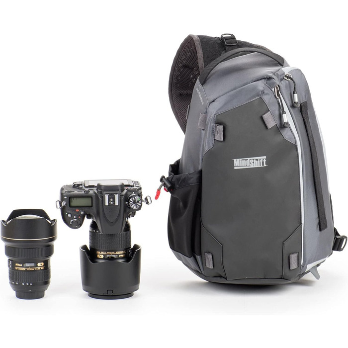 MindShift Photo Cross 13 Carbon Grau – фотосумка через плече, карбон сірий (162.56 см)