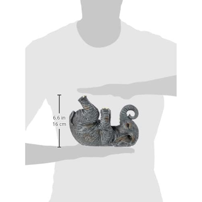 Nemesis Now Guzzlers Elephant Wine Bottle Holder, 21 cm, Grey