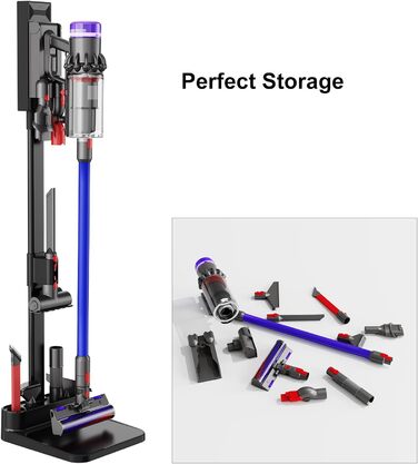 Підставка для пилососа MOOPHY, сумісна з Dyson V15, V12, V11, V10, V8, V7, стабільне зберігання, док-станція, аксесуари та насадки