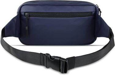 Чоловіча поясна сумка Bugatti Blanc Bauchtasche - для подорожей, повсякденного використання та спорту, блакитна