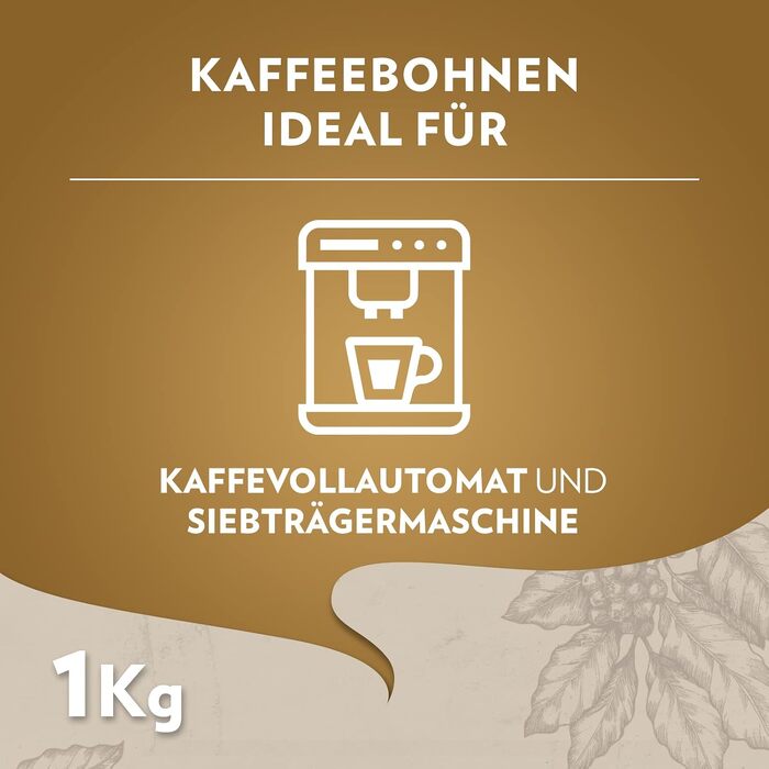 Кава в зернах Lavazza Qualità Oro, 100% Арабіка, середній обсмал, 1 кг