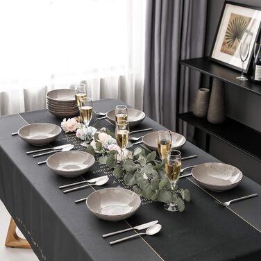 Набір посуду Vancasso NAVIA, 16 предметів, кераміка, для 4 осіб, оранжевий (12 предметів, Navia-2)