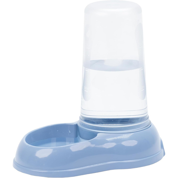 Автоматичний диспенсер для корму та води Ferplast AZIMUT 5500 для великих собак, 5.5 л, білий, з протиковзким дном, 23 x 41 x 37,5 см