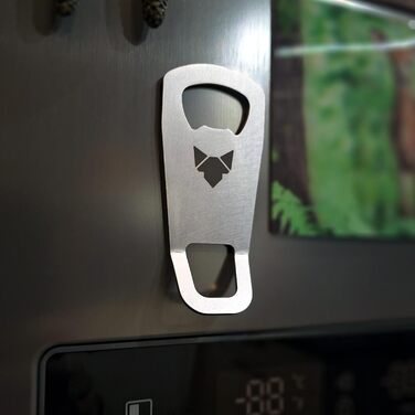 FENNEK Captain Cork | Magnetic Bottle Opener | Perfect for Camping, BBQs, and Spontaneous Parties | Made of Stainless Steel | Made in Germany