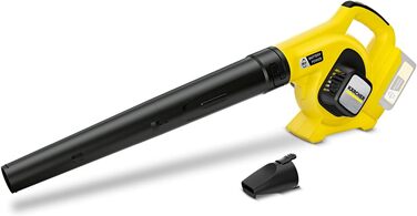 Kärcher 36 V Battery Leaf Blower LBL 4 Battery, Air Speed: 250 km/h, 2 Power Levels, Detachable Blowing Tube, Flat Nozzle with Scraper Edge, Usable with the Kärcher 36-V Battery, Battery not included.
