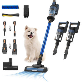 Електричний акумуляторний підмітач Taurus Homeland Ultimate Animal HVCA7296B, метал та пластик, синій та чорний