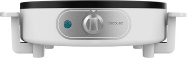 Електрична млинниця Cecotec Crepe Fun CrepeStone Twin 1200 Вт, антипригарна поверхня з екологічного каменю, реверсивна пластина для приготування млинців або 4 оладок