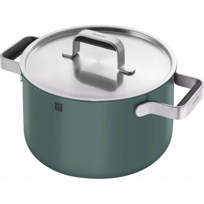 Набір каструль зі сталі нержавіючої Zwilling PURE, 3 предмети, зелений